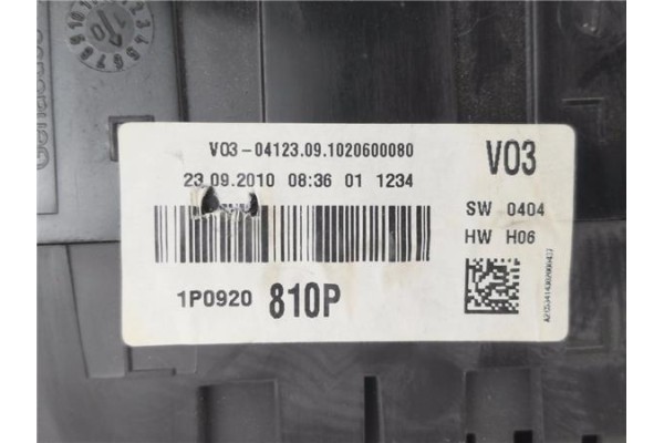 Recambio de cuadro completo para seat leon (1p1) 1.4 tsi referencia OEM IAM 1P0920810P A2C53410302 