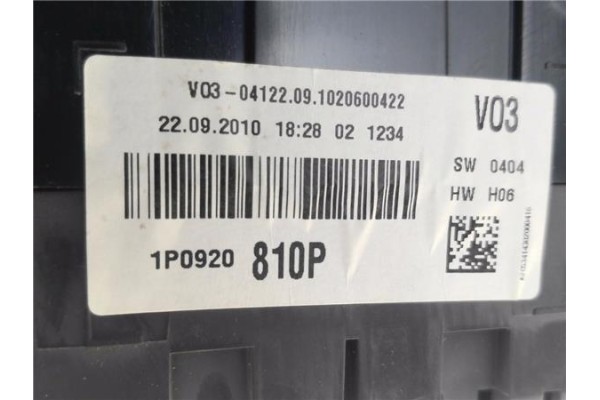 Recambio de cuadro completo para seat leon (1p1) 1.4 tsi referencia OEM IAM 1P0920810P VD0A2C53414302 