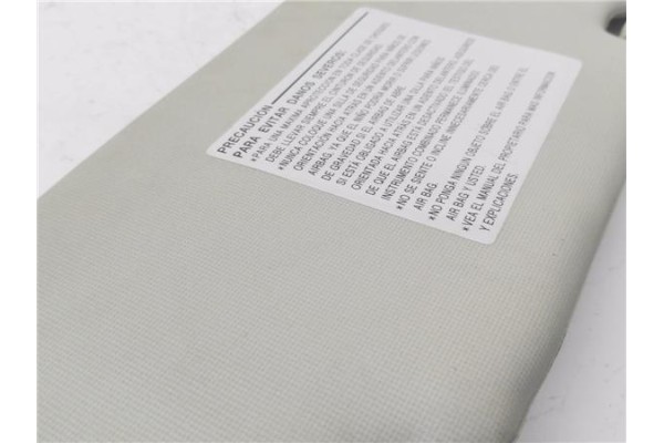 Recambio de parasol izquierdo para hyundai i10 (pa) 1.2 classic referencia OEM IAM 852100 852100X070DU 