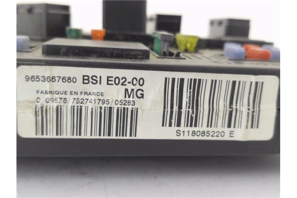 Recambio de bsi para peugeot 206 1.4 xr referencia OEM IAM 9653667680 S118085220E 