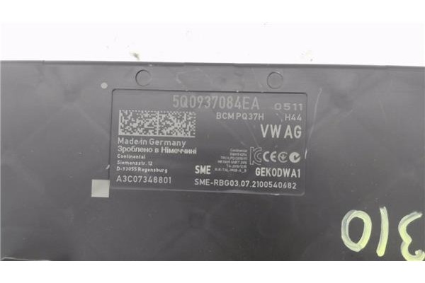 Recambio de módulo electrónico para seat ateca (khp) 1.5 style referencia OEM IAM 5Q0937084EA A2C5339428806 