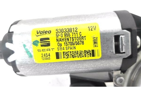 Recambio de motor limpiaparabrisas trasero para seat altea xl (5p5) 1.6 tdi referencia OEM IAM 5P0955711C 53033812 