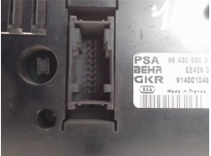 Recambio de mandos climatizador para peugeot 206 referencia OEM IAM 96430550XT E242601/9140010483 