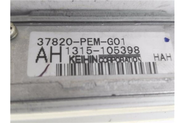 Recambio de centralita para honda hr-v (gh) 1.6 16v 4wd referencia OEM IAM 37820PEMG01 1315105398 
