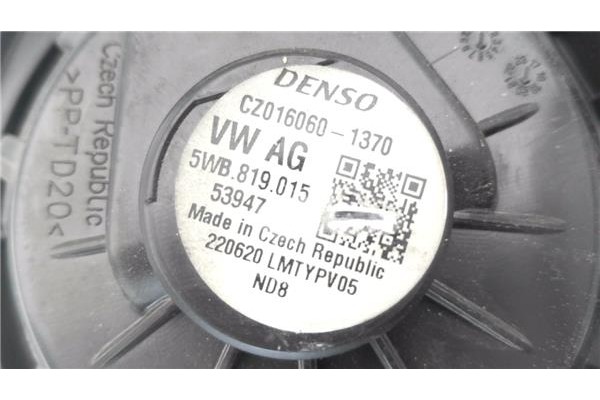 Recambio de motor calefaccion para seat ateca (khp) 1.5 style referencia OEM IAM 5WB819015 CZ0160601370 
