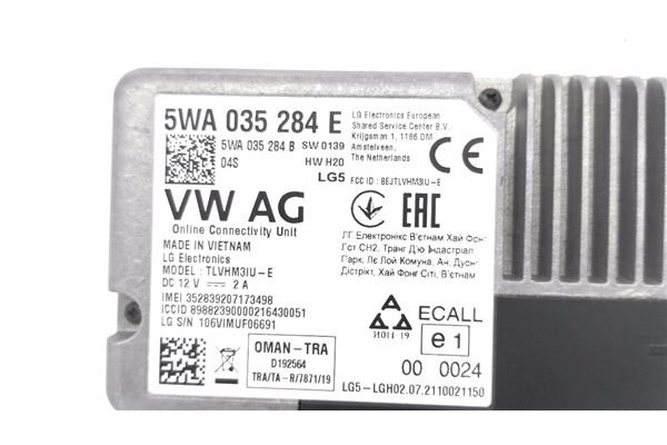 Recambio de centralita para seat ateca (khp) 1.5 style referencia OEM IAM 5WA035284E  