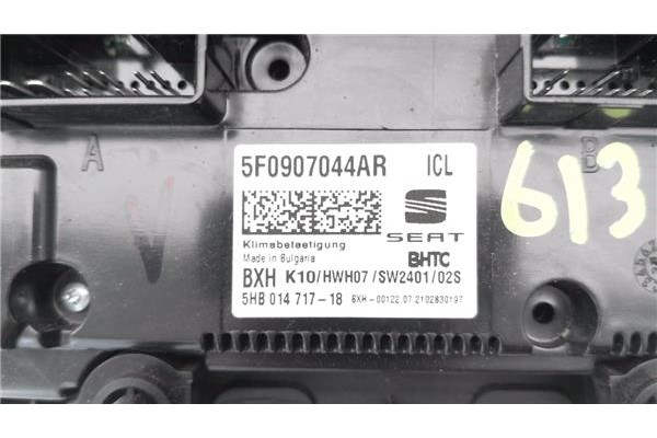 Recambio de mandos calefaccion / a.a. para seat ateca (khp) 1.5 style referencia OEM IAM 5F0907044AR 5HB01471718 