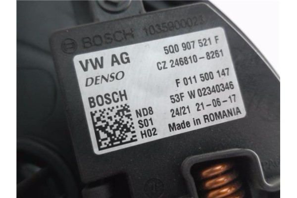 Recambio de motor calefaccion para seat ateca (khp) 1.5 style referencia OEM IAM 5WB819015 5Q0907521F 