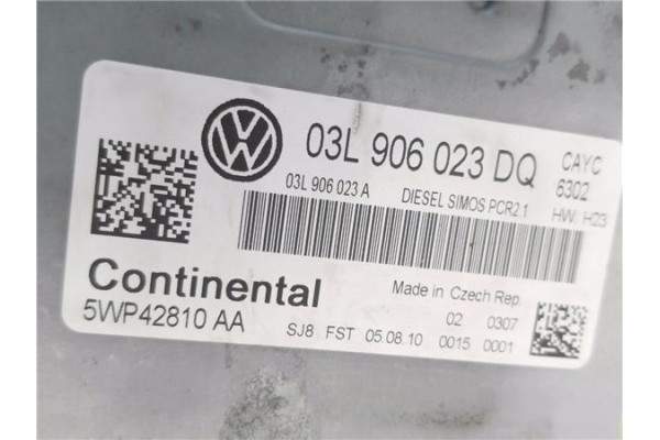 Recambio de centralita para volkswagen golf vi (5k1) 1.6 advance bluemotion referencia OEM IAM 03L906023DQ 5WP42810AA 