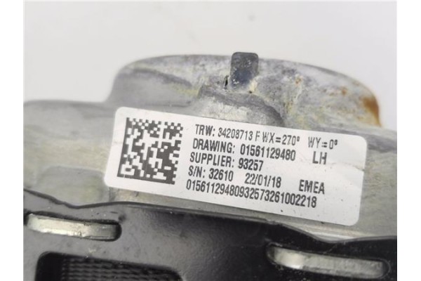 Recambio de cinturon seguridad trasero derecho para alfa romeo giulia (952) 2.2 super referencia OEM IAM 01581129480  