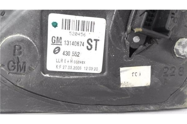 Recambio de retrovisor electrico derecho para opel astra h gtc 1.4 referencia OEM IAM 13140674 430552 
