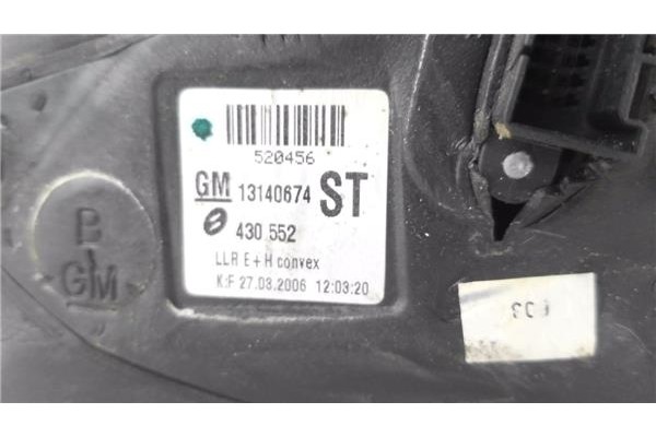 Recambio de retrovisor electrico derecho para opel astra h gtc 1.4 referencia OEM IAM 13140674 430552 