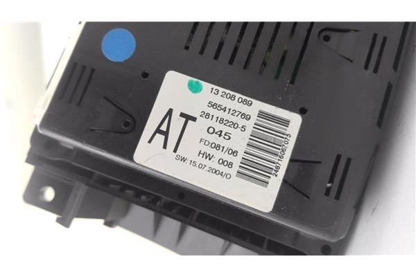 Recambio de display para opel astra h gtc 1.4 referencia OEM IAM 565412769 281182205 