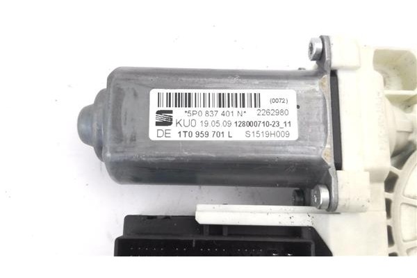 Recambio de motor elevalunas delantero izquierdo para seat altea xl (5p5) 2.0 freetrack 4x4 referencia OEM IAM 5P0837401N 1K0959