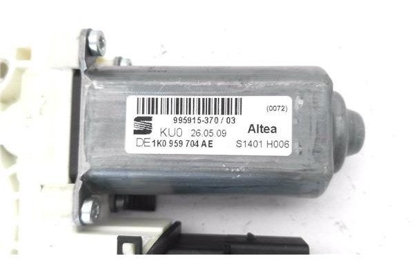 Recambio de motor elevalunas trasero derecho para seat altea xl (5p5) 2.0 freetrack 4x4 referencia OEM IAM 1K0959704AE 995915370