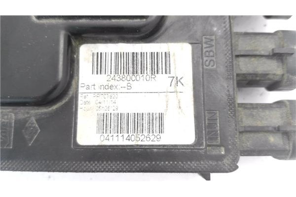 Recambio de caja fusibles/rele para renault scenic iii (jz) 1.2 grand expression referencia OEM IAM 243800010R  