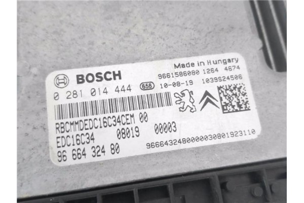 Recambio de centralita para peugeot bipper 1.4 básico referencia OEM IAM 9666432480 281014444 