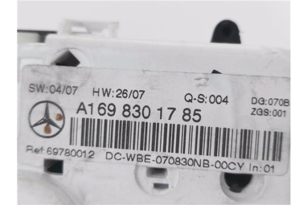 Recambio de mandos calefaccion / a.a. para mercedes-benz clase b (bm 245) 2.0 180 cdi (245.207) referencia OEM IAM A1698301785  
