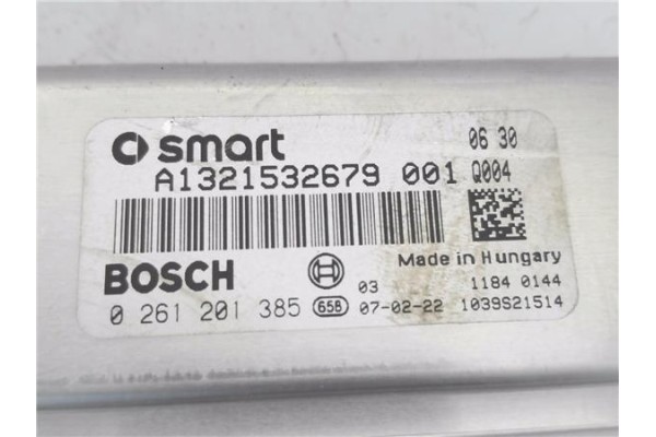 Recambio de centralita para smart fortwo coupe 1.0 fortwo coupe (62kw) referencia OEM IAM A1321532679 261201385 