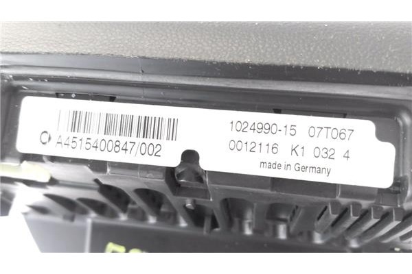 Recambio de cuadro completo para smart fortwo coupe 1.0 fortwo coupe (62kw) referencia OEM IAM A4515400847 102499015 