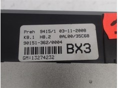 Recambio de mandos climatizador para opel astra h berlina referencia OEM IAM (13274232) (90151-362) (BX3) 