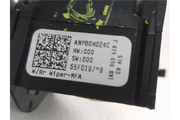Recambio de mando limpiaparabrisas para seat leon (1m1) 1.8 signo referencia OEM IAM 1K0953519J  