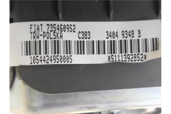 Recambio de airbag volante para fiat ii panda (169) 1.2 referencia OEM IAM 735460952  