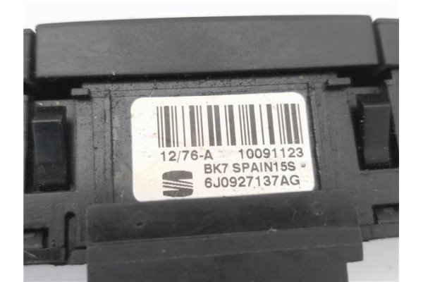 Recambio de interruptor luces emergencia para seat ibiza berlina (6j5) 1.2 copa referencia OEM IAM 6J0927137AG  