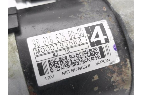 Recambio de motor arranque para citroen c4 (b7) 1.6 hdi 90 referencia OEM IAM 9801667580 M000T93582 