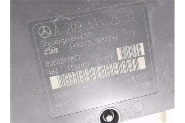 Recambio de nucleo abs para mercedes-benz clk (bm 209) coupe 1.8 200 compressor (209.342) referencia OEM IAM A2095452532 2,13E+0