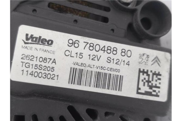 Recambio de alternador para citroen c4 (b7) 1.6 hdi 90 referencia OEM IAM 9678048880 2621087A 