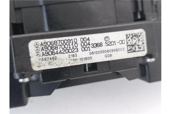 Recambio de interruptor luces emergencia para mercedes-benz sprinter ii camión 1.8 216 (906.113) referencia OEM IAM A9068700910 