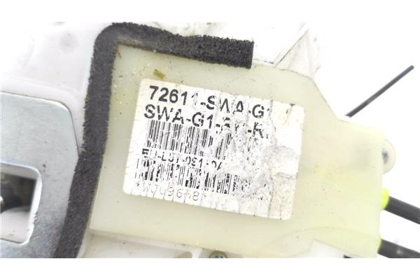 Recambio de cierre electromagnetico trasero derecho para honda cr-v iii 2.0 i referencia OEM IAM 72611SWA  