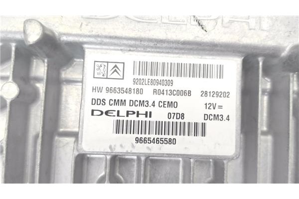 Recambio de centralita para peugeot 407 coupé 2.0 hdi referencia OEM IAM 9663548180 28129202 