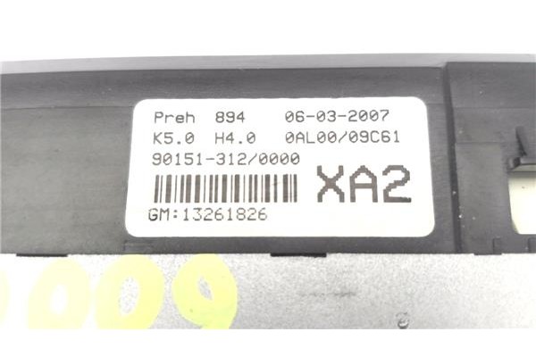 Recambio de mandos climatizador para opel astra h gtc 1.7 cdti referencia OEM IAM 13261826 90151312 