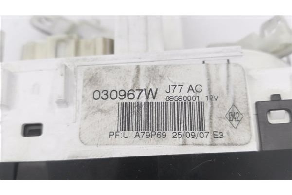 Recambio de mandos calefaccion / a.a. para renault clio iii 1.5 dci (br17, cr17) referencia OEM IAM 69597003 030967W 