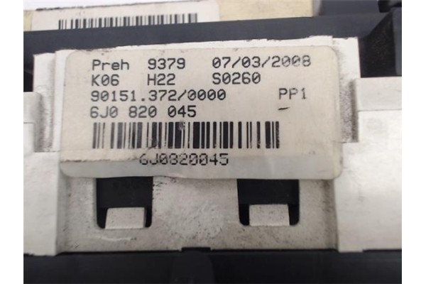 Recambio de mandos climatizador para seat alhambra (7v9) referencia OEM IAM (7M7907040E) (5HB007963-30)  