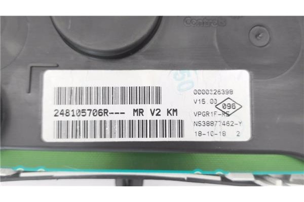 Recambio de cuadro completo para dacia sandero stepway 2017-2020 1.0 sce stepway 75 (b8jc, b8jd) referencia OEM IAM 248102383R  