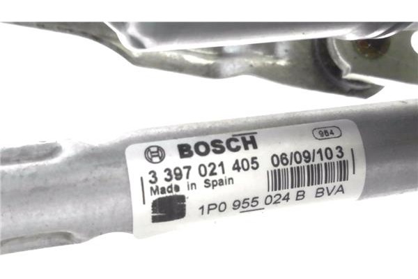 Recambio de motor limpiaparabrisas delantero para seat leon (1p1) 1.4 tsi referencia OEM IAM 1P0955024B 3397021405 