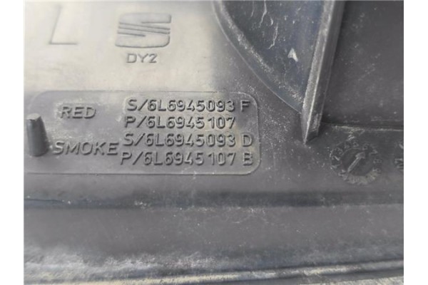 Recambio de piloto porton trasero izquierdo para seat ibiza (6l1) 1.9 sdi referencia OEM IAM 6L6945093F 6L6945107 