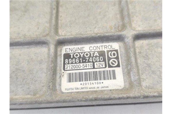 Recambio de centralita para toyota iq (nuj1/ngj1/kgj1) 1.0 básico referencia OEM IAM 8966174060 2120005410 