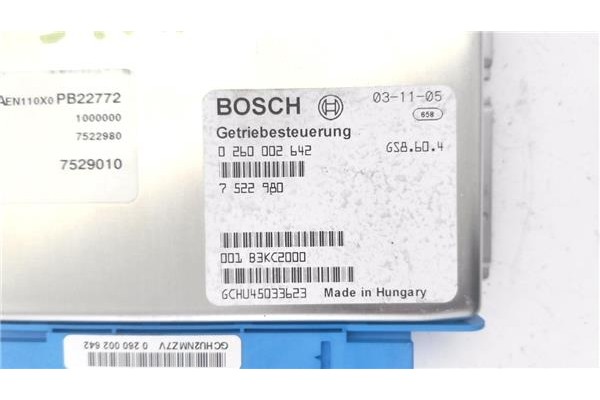 Recambio de centralita para bmw serie 3 touring (e46) 2.2 320i referencia OEM IAM 0260002642 7522980 