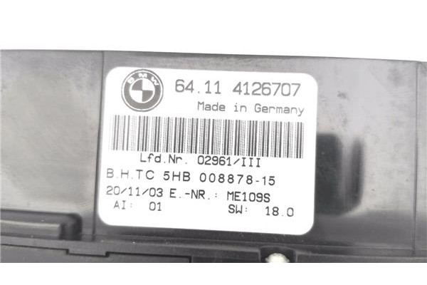 Recambio de mandos climatizador para bmw serie 3 touring (e46) 2.2 320i referencia OEM IAM 64114126707 5HB00887815 