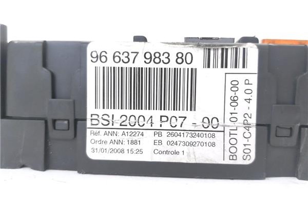Recambio de bsi para peugeot 207 cc cabrio-coupé 1.6 básico referencia OEM IAM 6580PJ  