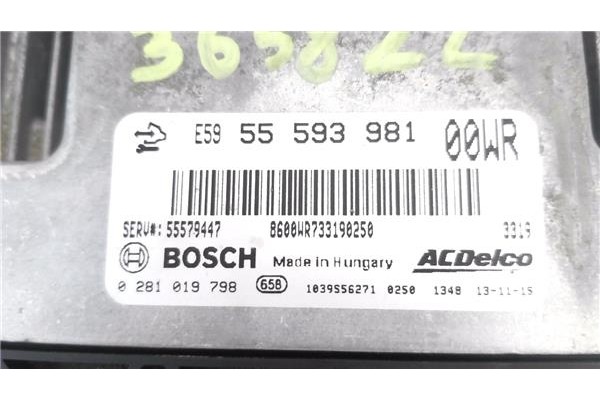 Recambio de centralita para opel corsa d 1.3 cdti referencia OEM IAM 55593981 0281019798 
