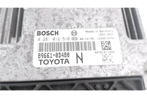 Recambio de centralita para toyota yaris (ksp9/scp9/nlp9) 1.4 d-4d referencia OEM IAM 896610D480 0281012516 