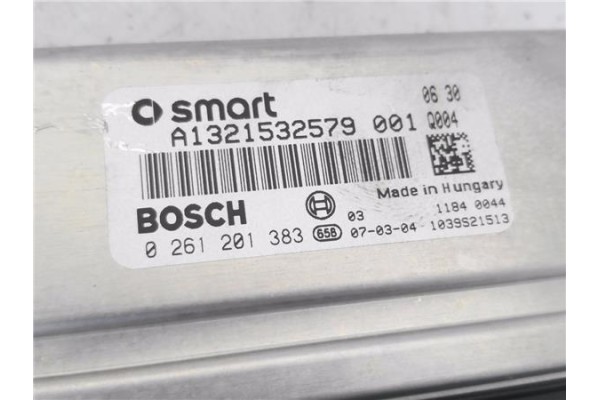 Recambio de centralita para smart fortwo coupe 1.0 fortwo coupe (52kw) referencia OEM IAM A1321532579 0261201383 