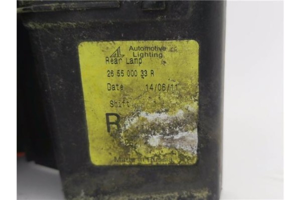 Recambio de piloto trasero derecho para dacia duster i 1.6 16v referencia OEM IAM 265500033R  