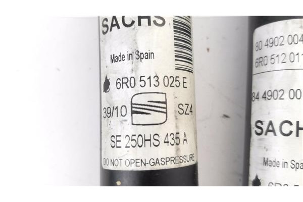 Recambio de amortiguador trasero completo para seat ibiza berlina (6j5) 1.4 tsi referencia OEM IAM 6R0513025E 804902004129 