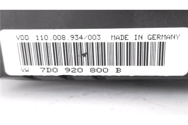 Recambio de cuadro completo para volkswagen transporter iv furgón (70xa) 2.5 tdi referencia OEM IAM 7D0920800B 110008934003 